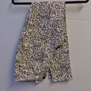 Trendy High Rise Animal Print Skinny Jeans